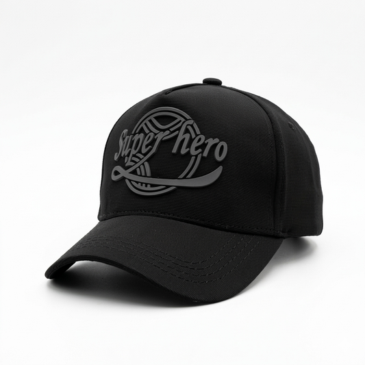 SUPER HERO BLACK CAP
