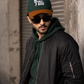 Suede Leather Cap