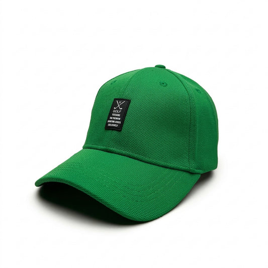 Emerald Green Minimal Patch Cap