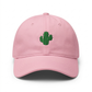 Pink Cactus Embroidered Cap