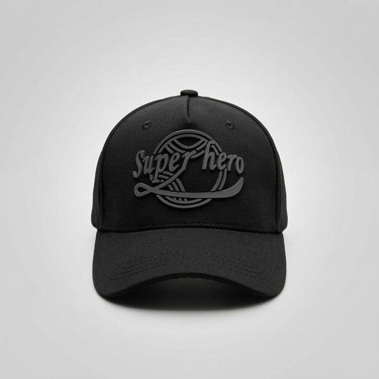 SUPER HERO BLACK CAP