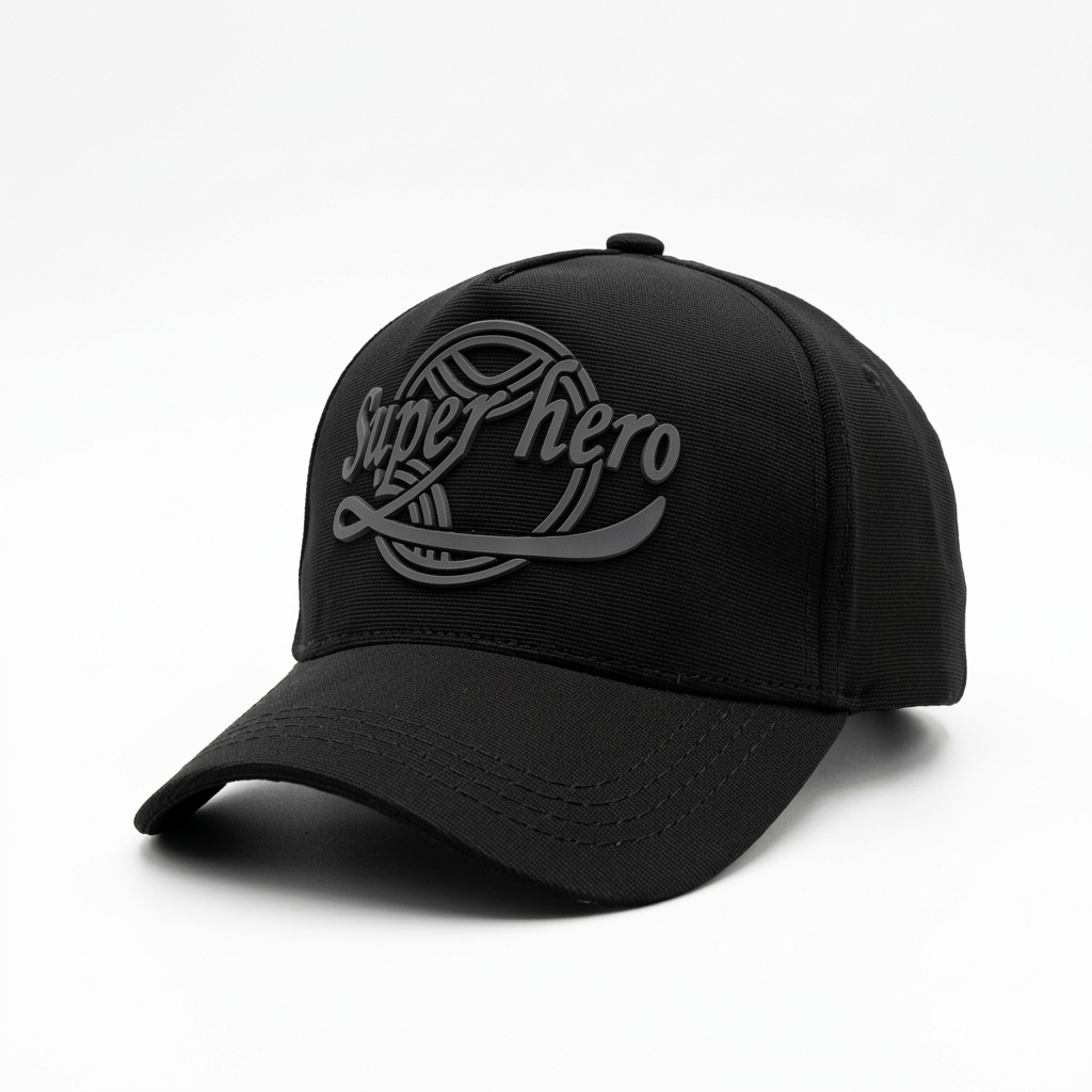 SUPER HERO BLACK CAP
