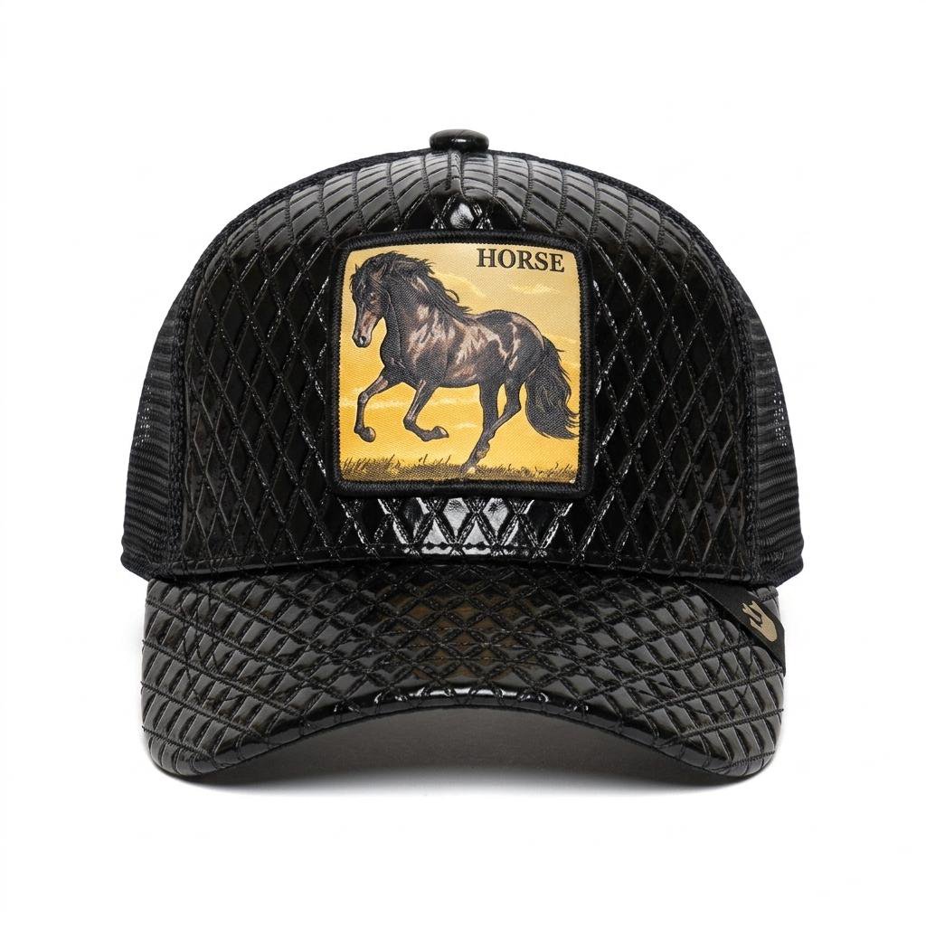 Hunter Trucker black cap